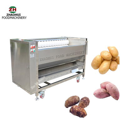 ZH-QP800 fruta maquinaria de proceso de la legumbre para el cepillado de peladura de limpieza